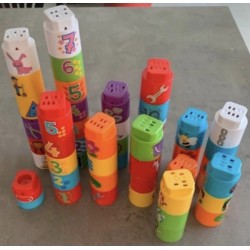 Jeu de construction Vtech Bla Blaplus de 100 pièces Blocks Mon P'Tit Train Interactif