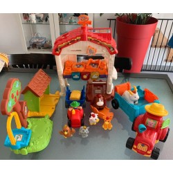 Super ferme interactive des animaux - Super tracteur à remorque - Tut Tut Animo