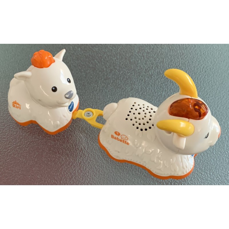 Duo animaux bébé avec maman chèvre - Tut Tut Animo