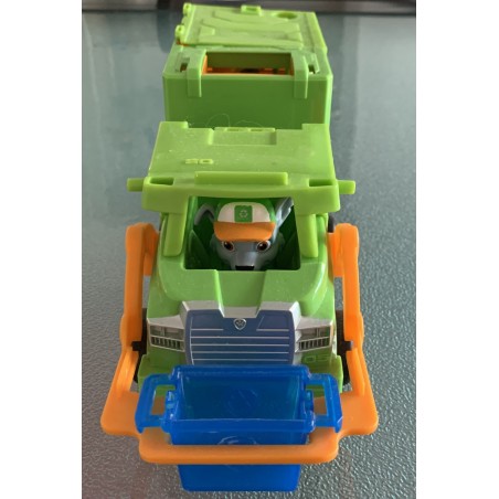 Pat' Patrouille Big Truck Pups - Camion + Figurine Rocky - Rejoins Pat' Patrouille Mission Camion Avec Rocky