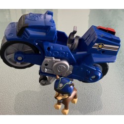 VEHICULE + FIGURINE CHASE MOTO PUPS PAW PATROL