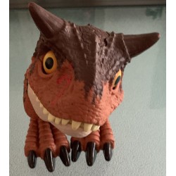 Jurassic World : la Colo du Crétacé, figurine articulée dinosaure Bébé Carnotaurus Toro