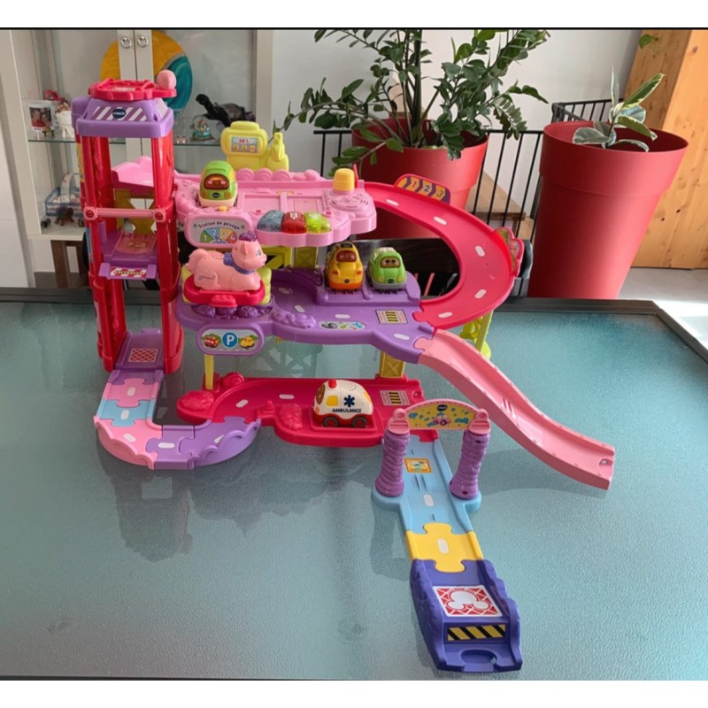 Maxi Garage éducatif Tut Tut Bolides Vtech Rose